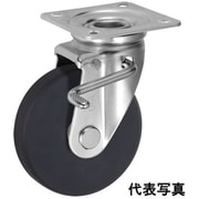 UKAI 中荷重用キャスター ストッパー付旋回(自在)金具 JBタイプ MCナイロン 車輪径100mm UWBSJB-100
