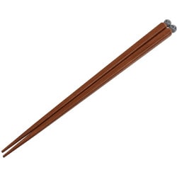 ムームーフレンズ 木玉箸 L 23.5cm グレー 419539