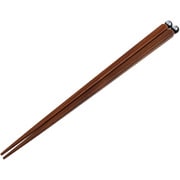 ムームーフレンズ 木玉箸 L 23.5cm ブラック 419546