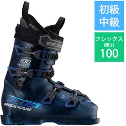 R-EVO PLUS 100 25-26 Newモデル スキーブーツ 初級・中級 IRON NAVY 27cm X2NR-778