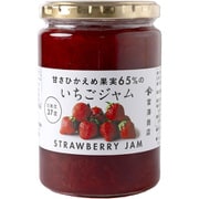 甘さひかえめ果実65%のいちごジャム 390g