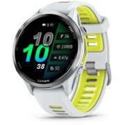 Forerunner 970(フォアランナー970) White/Amp Yellow(ホワイト/アンプイエロー) 47mm シリコンバンド ランニングGPSウォッチ Suica対応 010-02969-51
