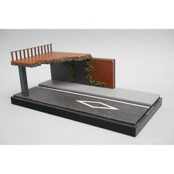 SCJ82001 1/64 高架下ジオラマ 高架と壁のある街角 [コレクションミニカー用品]