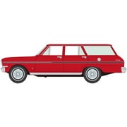 AWSP183A 1/64 1965 シェビー ノバ II ワゴン ラリーレッド [ダイキャストミニカー]