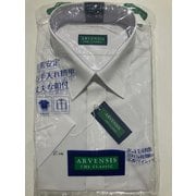 半袖ワイシャツ 白 Mサイズ レギュラーカラーシャツ 形態安定 HF5119AA_Mサイズ