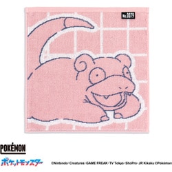 ポケットモンスター ファンデイズ 25cm×25cm ピンク タオルハンカチ ヤドン 69-0190080