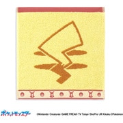 69-0100080 [ポケットモンスター ポケモンのきもち 25cm×25cm イエロー タオルハンカチ ピカチュウ]