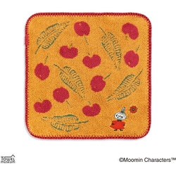 ムーミン ハーベスト 25cm×25cm オレンジ タオルハンカチ リトルミイ 47-0350080