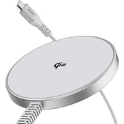 ワイヤレス充電器 Qi2高速充電 シルバー Qi2 mini Wireless Charger_Silver