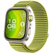 HUAWEI WATCH FIT 4 Pro/Green グリーン 1.82インチ3000nits AMOLEDディスプレイ 薄型軽量 ゴルフ機能 約40mダイビング対応 心電図(ECG)測定 ナイロンベルト 最大10日間稼働 スマートウォッチ 55020FAN