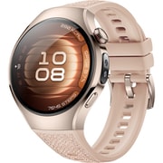 HUAWEI WATCH 5/Beige ベージュ 42mm マルチセンシング HUAWEI X-TAP リアルタイム指先血中酸素レベル測定 Health Glance 心電図機能 eSIM対応 2つのバッテリーモード コンポジットベルト スマートウォッチ 55020ETV