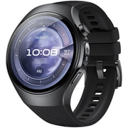 HUAWEI WATCH 5/Black ブラック 46mm マルチセンシング HUAWEI X-TAP リアルタイム指先血中酸素レベル測定 Health Glance 心電図機能 eSIM対応 2つのバッテリーモード フルオロエラストマーベルト スマートウォッチ 55020ETW