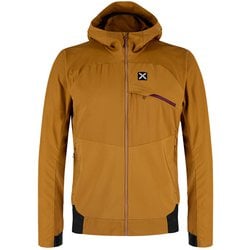 ALTAI HOODED JACKET メンズ ソフトシェル BRONZE BROWN/MARC（14014） Sサイズ MJAW68X