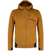 ALTAI HOODED JACKET メンズ ソフトシェル BRONZE BROWN/MARC(14014) Lサイズ MJAW68X