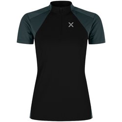 HADE ZIP T-SHIRT WOMAN レディース カットソー BLACK/LEAD（9093） Mサイズ MTZN38W