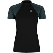 HADE ZIP T-SHIRT WOMAN レディース カットソー BLACK/LEAD(9093) Mサイズ MTZN38W