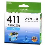 ブラザー互換インク LC411C 染料シアン INK-B411-C