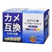 エプソン互換インク カメ 4色パック INK-EKAM-4P