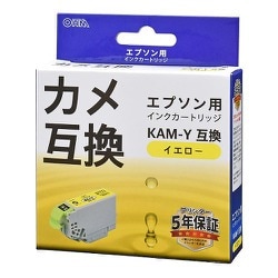 エプソン互換インク カメ イエロー INK-EKAM-Y