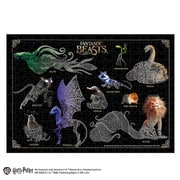 BSG-266-841 ステンドアートジグソー ファンタスティック・ビースト 魔法動物コレクション [ジグソーパズル 266ピース]