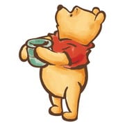 31-08 ジグソーパズルシルエット ディズニー くまのプーさん（水彩） [ジグソーパズル 266ピース]