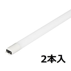 LED 直管 ランプ 5年保証 20W グロー タイプ 2本 入り 屋内用 工事不要 Ra83 昼光色 LDF20SS-D/8/10S1-2P