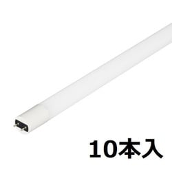 LED 直管 ランプ 5年保証 40W グロー タイプ 10本 入り 屋内用 工事不要 ダミーグロー無し Ra83 昼光色 LDF40SS-D/17/23S1-K2
