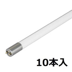 LED 直管 ランプ 10年保証 40W グロー タイプ 10本 入り IP64 屋内 / 屋外 兼用 工事不要 ダミーグロー無し Ra83 昼白色 LDF40SS-N/17/23S2-K2