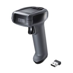 バーコードリーダー Bluetooth/2.4GHz/有線（USB） 3接続対応 1次元 2次元 QRコードリーダー 液晶画面 メモリ内蔵 バイブレーション機能 バーコードスキャナー BCR-BT2D13BK