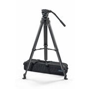 システムVision blue、flowtech(R)75カーボンファイバー三脚、ミッドレベルスプレッダー付き VB-FTMS