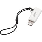 AD-USB30LCFW [USB-C-ライトニング 変換アダプタ PD60W MFi正規認証品 紛失防止 ストラップ付 ホワイト 充電/通信]