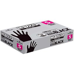 使い捨て手袋 ニトリスト・ブラック Sサイズ 100枚入 ブラック 食品衛生法適合 厚さ0.07mm 891