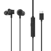 USB Type-C イヤホン アクティブノイズキャンセリング搭載 Black NTYPEC02BK