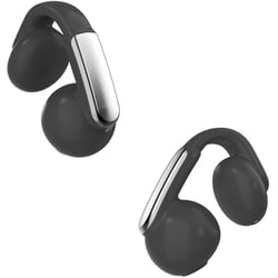 完全ワイヤレスイヤホン オープンイヤー型（イヤーカフ型） Bluetooth対応 マースブラック NCUFF20MBK