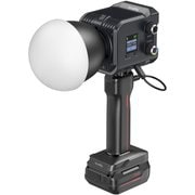 RC 100C COB LED ビデオライトキット (インクブルー/バッテリーグリップハンドル付き) SR5383