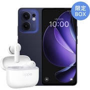 OPPO Reno13 A 限定BOX/6.7インチ/Snapdragon 6 Gen 1/RAM 8GB/ROM 128GB/ColorOS 15(Android 15)/SIMフリースマートフォン/ルミナスネイビー CPH2699ETEK1 LN