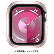 Apple Watch 41mm 対応 ケース 米軍 MIL規格 耐衝撃 アルミ TPU 保護ケース 衝撃 吸収 Odyssey （matte） ピンク ME_WA2CSATW1_PK