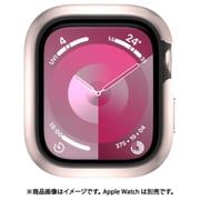 Apple Watch 45mm 対応 ケース 米軍 MIL規格 耐衝撃 アルミ × TPU 衝撃 吸収 保護 カバー Odyssey (matte) ピンク ME_WA1CSATW1_PK
