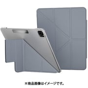 iPad Air 13インチ M2 M3 iPad Pro 12.9 対応 ケース 手帳型 5WAY スタンド付き 保護 カバー 動画視聴 タイピング スタンド FACET アラスカンブルー ME_P12CSPLFA_AB