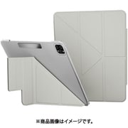 iPad Air 13インチ M2 M3 iPad Pro 12.9 対応 ケース 手帳型 5WAY スタンド付き 保護 カバー 動画視聴 タイピング スタンド FACET グレースターライト ME_P12CSPLFA_GS