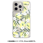 iPhone 15 Pro Max 対応 ケース MagSafe 対応 マグネット 付 耐衝撃 米軍 MIL規格 クリア スマホケース おしゃれ デザイン マグセーフ 携帯ケース Aura M ガーデニア SE_IOGCSPTAM_GA