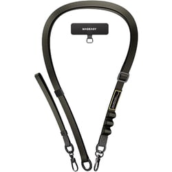 スマホ 対応 ショルダー スマホストラップ 首掛け 手首 2way ちぎれない ホルダー 付き 落下防止 携帯ストラップ スマホショルダー ストラップ 2 in 1 Utility Strap コンクリートグレー ME_SPASRNY2U_CG