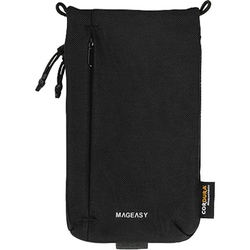 スマホ 対応 サコッシュ ストラップ 無し スマホポーチ ショルダーストラップ 紐 取り付け 可能 ポーチ 収納 ポケット 付 小物入れ PHONE SACOCHE グラファイトブラック ME_ALLPONYPA_GB