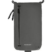 スマホ 対応 サコッシュ ストラップ 無し スマホポーチ ショルダーストラップ 紐 取り付け 可能 ポーチ 収納 ポケット 付 小物入れ PHONE SACOCHE グラファイトブラック ME_ALLPOPEPS_GB