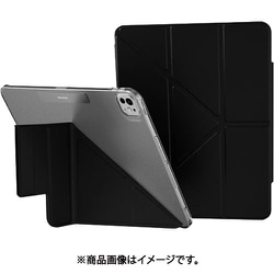 iPad Pro13インチ 2024 対応 ケース 手帳型 5WAY スタンド付き 保護 カバー 動画視聴 タイピング スタンド FACET ブラック ME_PPFCSPLF4_BK