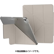 iPad Pro13インチ 2024 対応 ケース 手帳型 5WAY スタンド付き 保護 カバー 動画視聴 タイピング スタンド FACET スターライトホワイト ME_PPFCSPLF4_SW