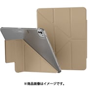 iPad Pro13インチ 2024 対応 ケース 手帳型 5WAY スタンド付き 保護 カバー 動画視聴 タイピング スタンド FACET ベージュ ME_PPFCSPLF4_BG