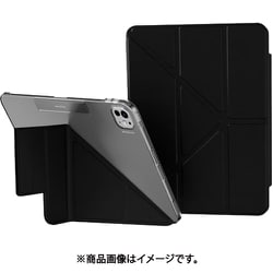 iPad Pro 2024 11インチ 対応 ケース 手帳型 5WAY スタンド付き 保護 カバー 動画視聴 タイピング スタンド FACET ブラック ME_PPECSPLF4_BK
