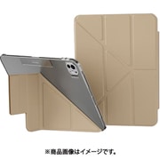 iPad Pro 2024 11インチ 対応 ケース 手帳型 5WAY スタンド付き 保護 カバー 動画視聴 タイピング スタンド FACET ベージュ ME_PPECSPLF4_BG