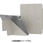 iPad Pro 2024 11インチ 対応 ケース 手帳型 5WAY スタンド付き 保護 カバー 動画視聴 タイピング スタンド FACET グレースターライト ME_PPECSPLF4_GS